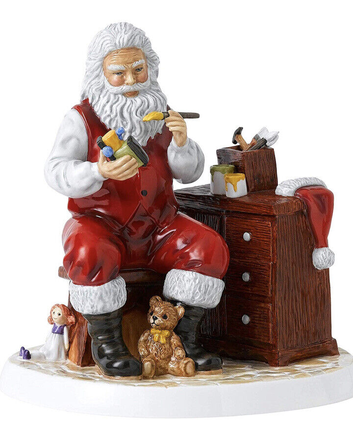 NEW Royal Doulton Santa's Work Shop 8.3" Collectible Figurine