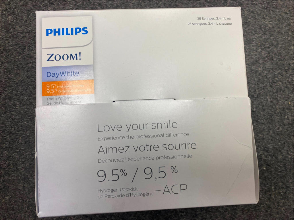 PHILIPS Zoom! 25 DayWhite Love your Smile Syringes Kit, 9.5% Hydrogen Peroxide