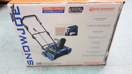 Snow Joe 24V-X2-20SB-CT 48-Volt iON+ Cordless Snow Blower | 20-Inch | Tool Only